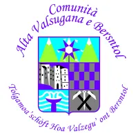 Comunità Alta Valsugana e Bersntol-stemma testo sopra sotto colori
